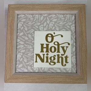 O' Holy Night Framed Wall Art
